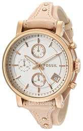 Fossil Biały/Skóra Ø38 mm ES3748