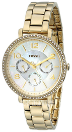 Fossil Biały/Stal w odcieniu złota Ø36 mm ES3756