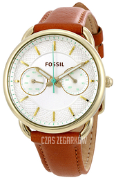 Fossil Casual Biały/Skóra Ø34 mm ES4006