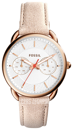 Fossil Casual Biały/Skóra Ø34 mm ES4007