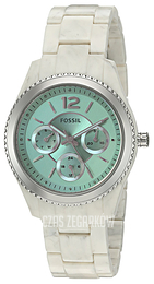 Fossil Zielony/Żywica z tworzywa sztucznego Ø37 mm ES4019