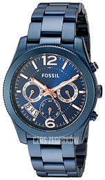Fossil Boyfriend Niebieski/Stal Ø39 mm ES4093