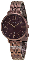 Fossil Jacqueline Brązowy/Stal Ø36 mm ES4100
