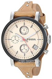 Fossil Boyfriend Beżowy/Skóra Ø38 mm ES4177