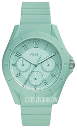 Fossil Zielony/Guma Ø38 mm ES4188