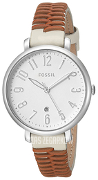 Fossil Jacqueline Biały/Skóra Ø36 mm ES4209