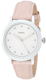 Fossil Biały/Skóra Ø34 mm ES4399