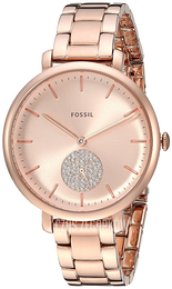 Fossil Jacqueline Różowe złoto/Stal w kolorze różowego złota Ø36 mm ES4438