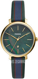 Fossil Jacqueline Zielony/Skóra Ø36 mm ES4633
