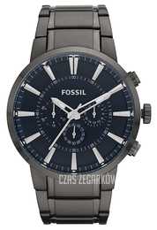 Fossil Dress Niebieski/Stal Ø47 mm FS4358
