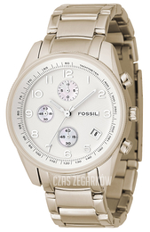 Fossil Chronograph Żółte złoto/Stal w odcieniu złota Ø40 mm FS4402