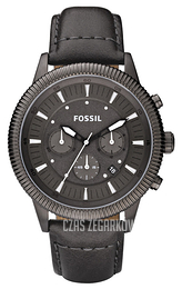 Fossil Szary/Skóra Ø45 mm FS4590