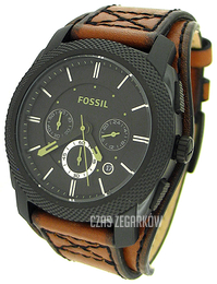Fossil Chronograph Czarny/Skóra Ø47 mm FS4616