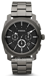 Fossil Machine Czarny/Stal Ø45 mm FS4662