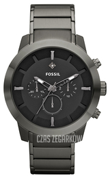 Fossil Dress Czarny/Stal Ø45 mm FS4680