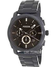 Fossil Machine Czarny/Stal Ø42 mm FS4682