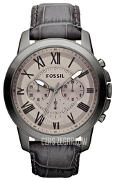 Fossil Grant Szary/Skóra Ø44 mm FS4766