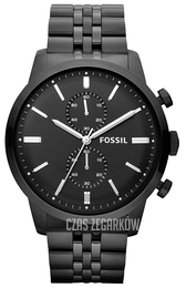 Fossil Townsman Czarny/Stal Ø48 mm FS4787