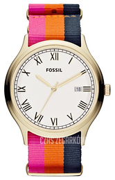 Fossil Ansel Biały/Tkanina Ø42 mm FS4803