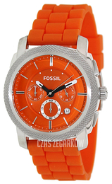Fossil Machine Pomarańczowy/Guma Ø46 mm FS4806