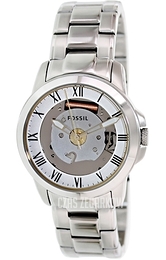 Fossil Grant Srebrny/Stal Ø39 mm FS4871