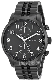 Fossil Czarny/Stal Ø44 mm FS4877