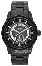 Fossil Czarny/Stal Ø45 mm FS4892