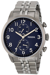 Fossil Czarny/Stal Ø44 mm FS4894