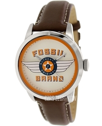 Fossil Biały/Skóra Ø40 mm FS4896