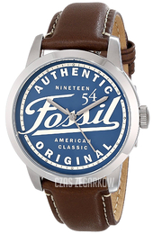 Fossil Niebieski/Skóra Ø40 mm FS4897