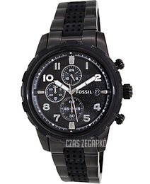 Fossil Czarny/Guma Ø44 mm FS4904