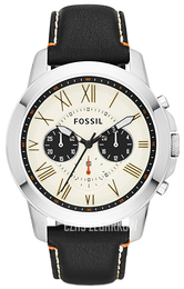 Fossil Biały/Skóra Ø44 mm FS4919