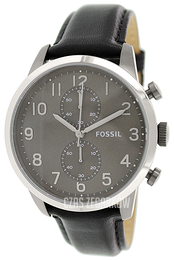 Fossil Szary/Skóra Ø44 mm FS4972