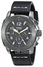 Fossil Machine Szary/Skóra Ø45 mm FS5016