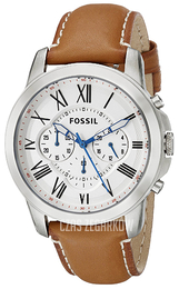 Fossil Biały/Skóra Ø44 mm FS5060