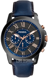 Fossil Dress Wielokolorowy/Skóra Ø44 mm FS5061