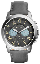 Fossil Grant Szary/Skóra Ø44 mm FS5183