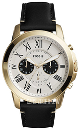Fossil Grant Kremowy/Skóra Ø44 mm FS5272