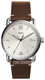 Fossil Srebrny/Skóra Ø42 mm FS5275