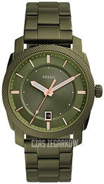 Fossil Machine Zielony/Stal Ø42 mm FS5389