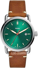 Fossil The Commuter Zielony/Skóra Ø42 mm FS5540