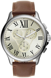 Fossil Biały/Skóra Ø44 mm FS5638