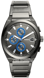 Fossil Everett Chronograph Szary/Stal Ø42 mm FS5830