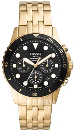 Fossil Fb-01 Chrono Czarny/Pozlacana Ø42 mm FS5836