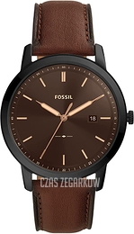 Fossil The Minimalist Brązowy/Skóra Ø44 mm FS5841