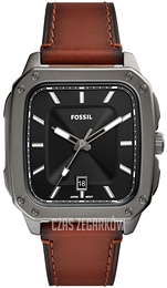 Fossil Inscription Czarny/Stal Ø42 mm FS5934