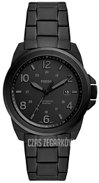 Fossil Bronson Czarny/Stal Ø40 mm FS5940