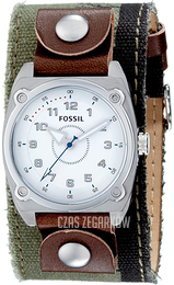 Fossil Biały/Skóra Ø20 mm JR1044