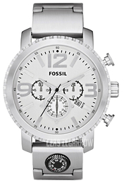 Fossil Gage Srebrny/Stal Ø49 mm JR1227
