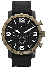 Fossil Nate Czarny/Skóra Ø50 mm JR1357